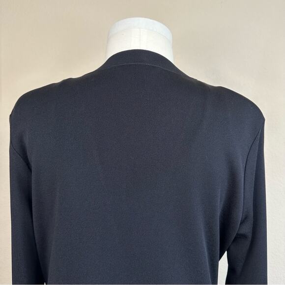 EXCLUSIVELY MISOOK Open Front Black Cardigan
Sweater Tunic Vintage Womens Size S - Picture 7 of 15